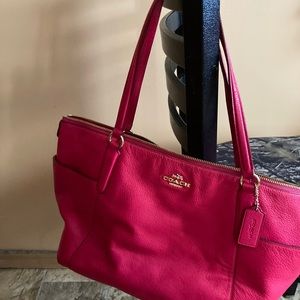 Coach tote with matching wallet